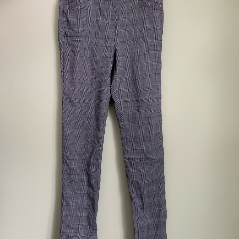 Plaid dress pants